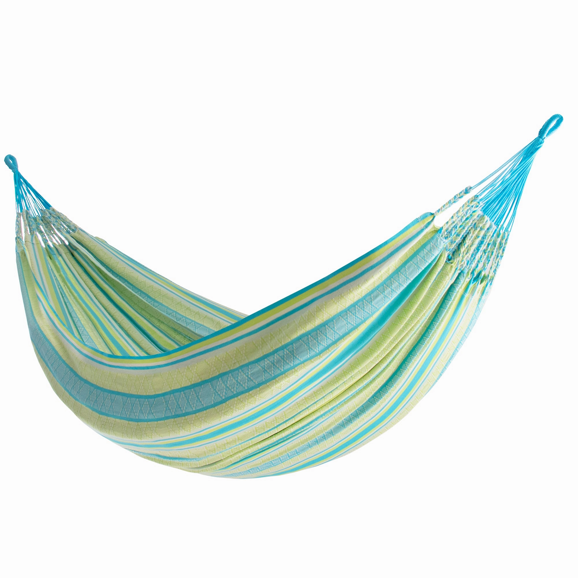 Latin Double Cotton Hammock - Callaina outdoor hammock with stand and canopy