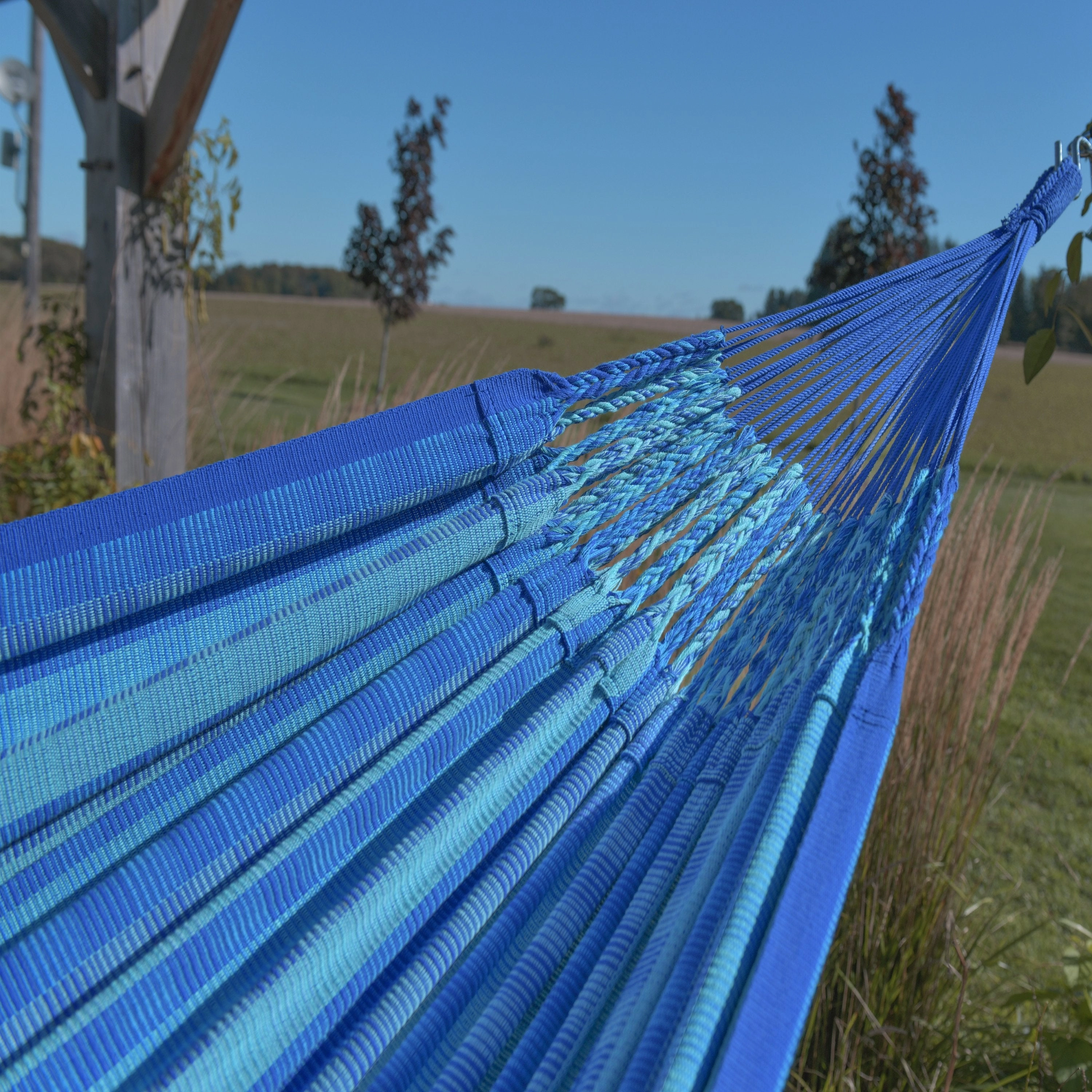 Latin Double Cotton Hammock - Laguna