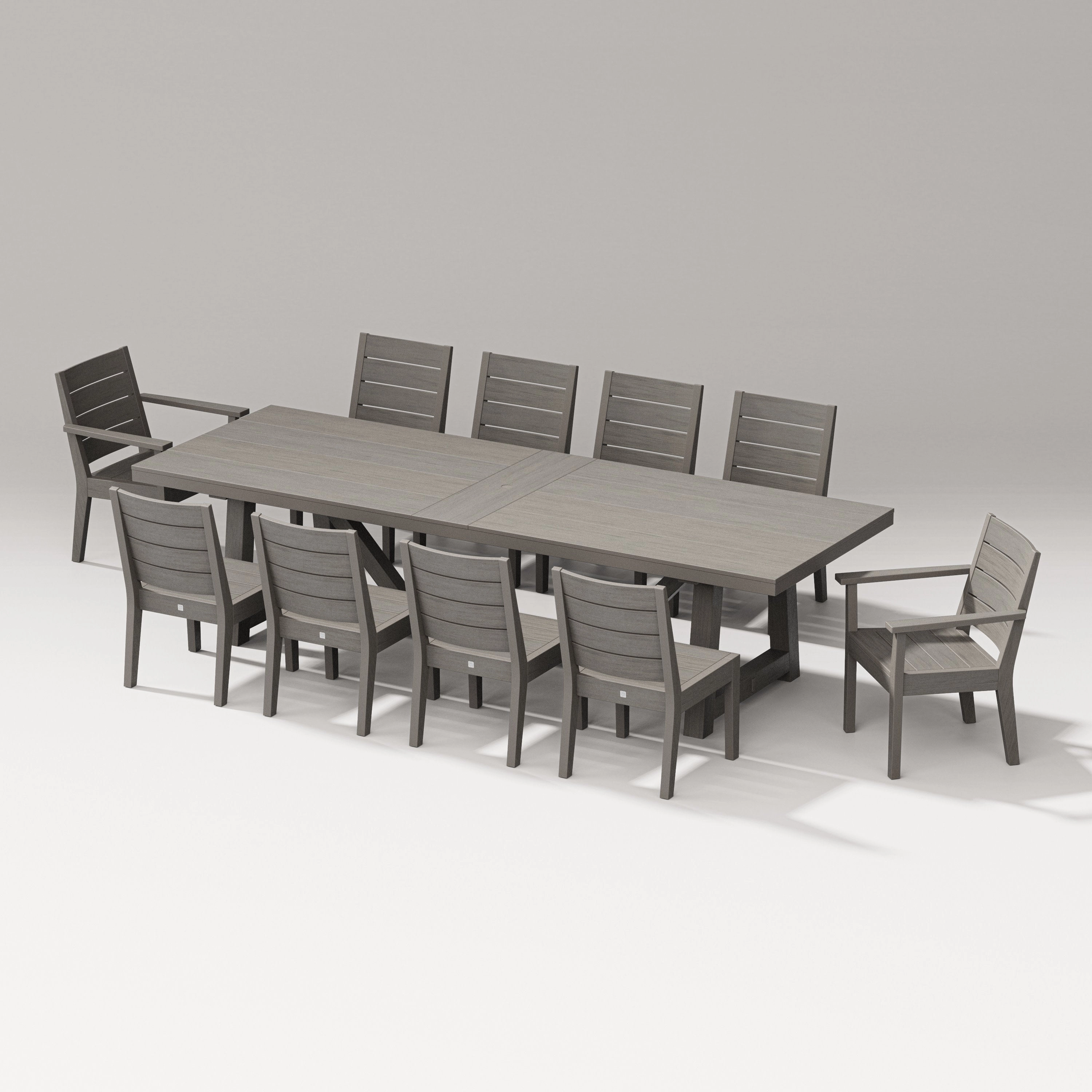 Latitude 11-Piece A-Frame Table Dining Set