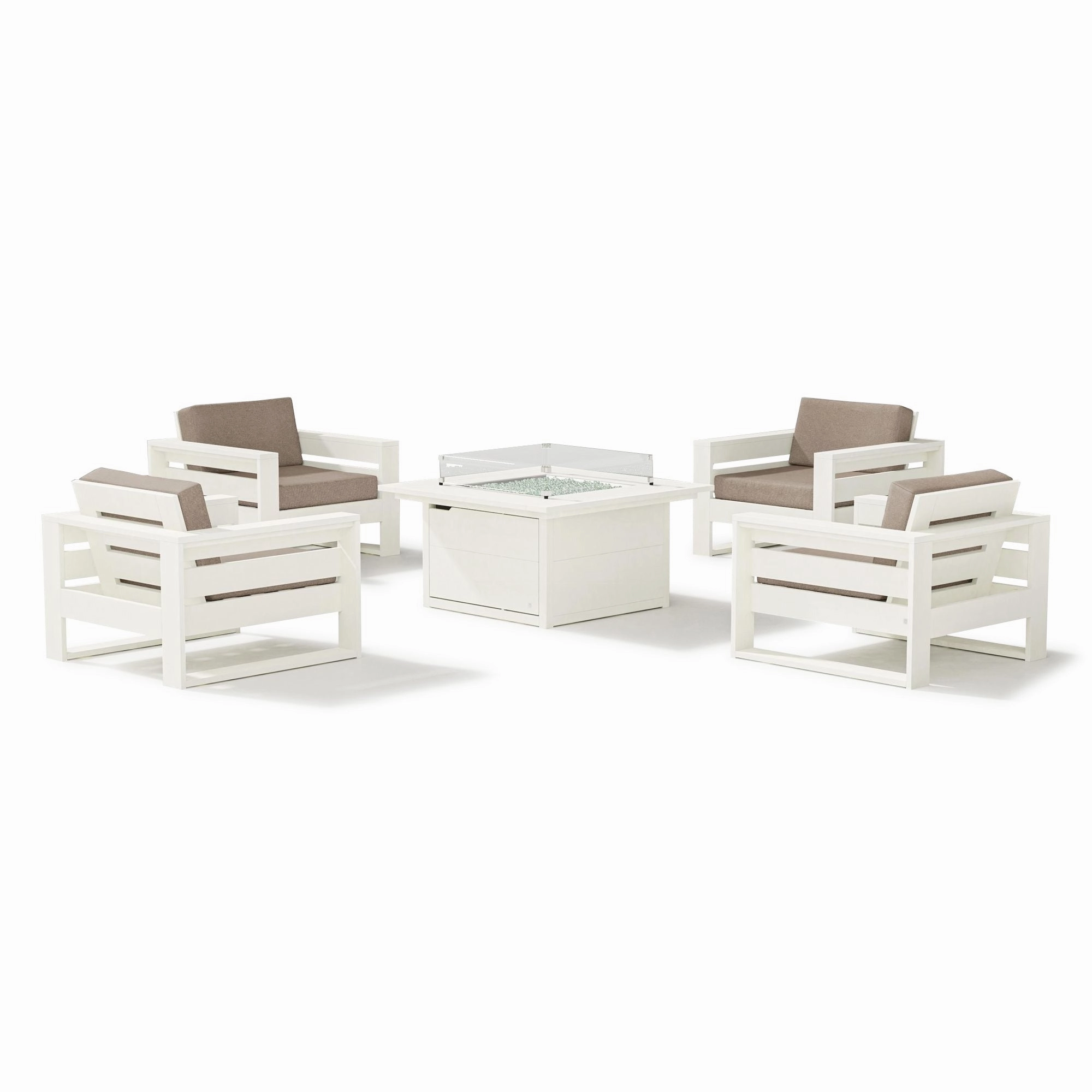 Latitude 5-Piece Lounge Fire Table Set