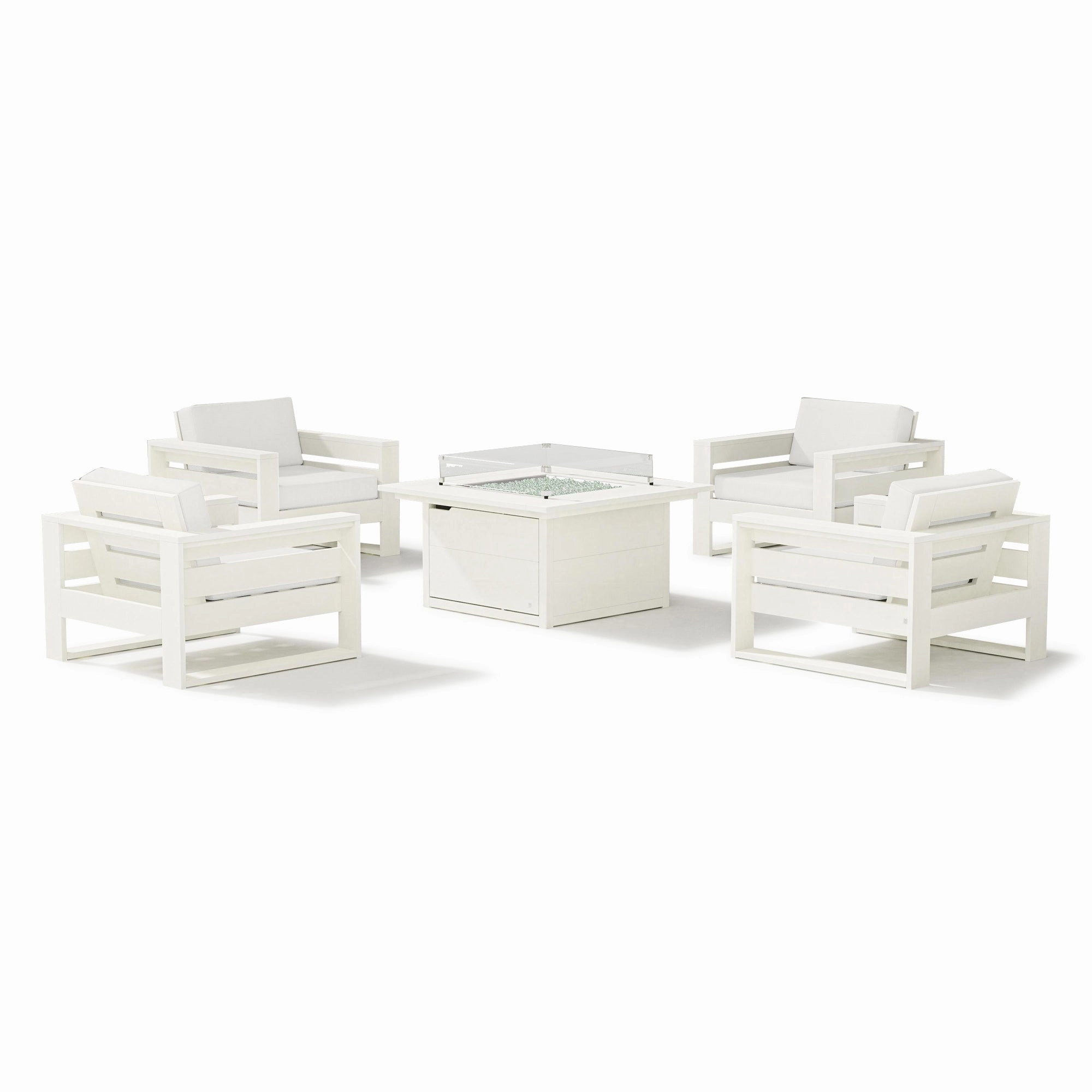 Latitude 5-Piece Lounge Fire Table Set