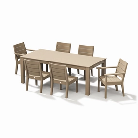 Latitude 7-Piece Dining SetHDPE eco-friendly polywood furniture set
