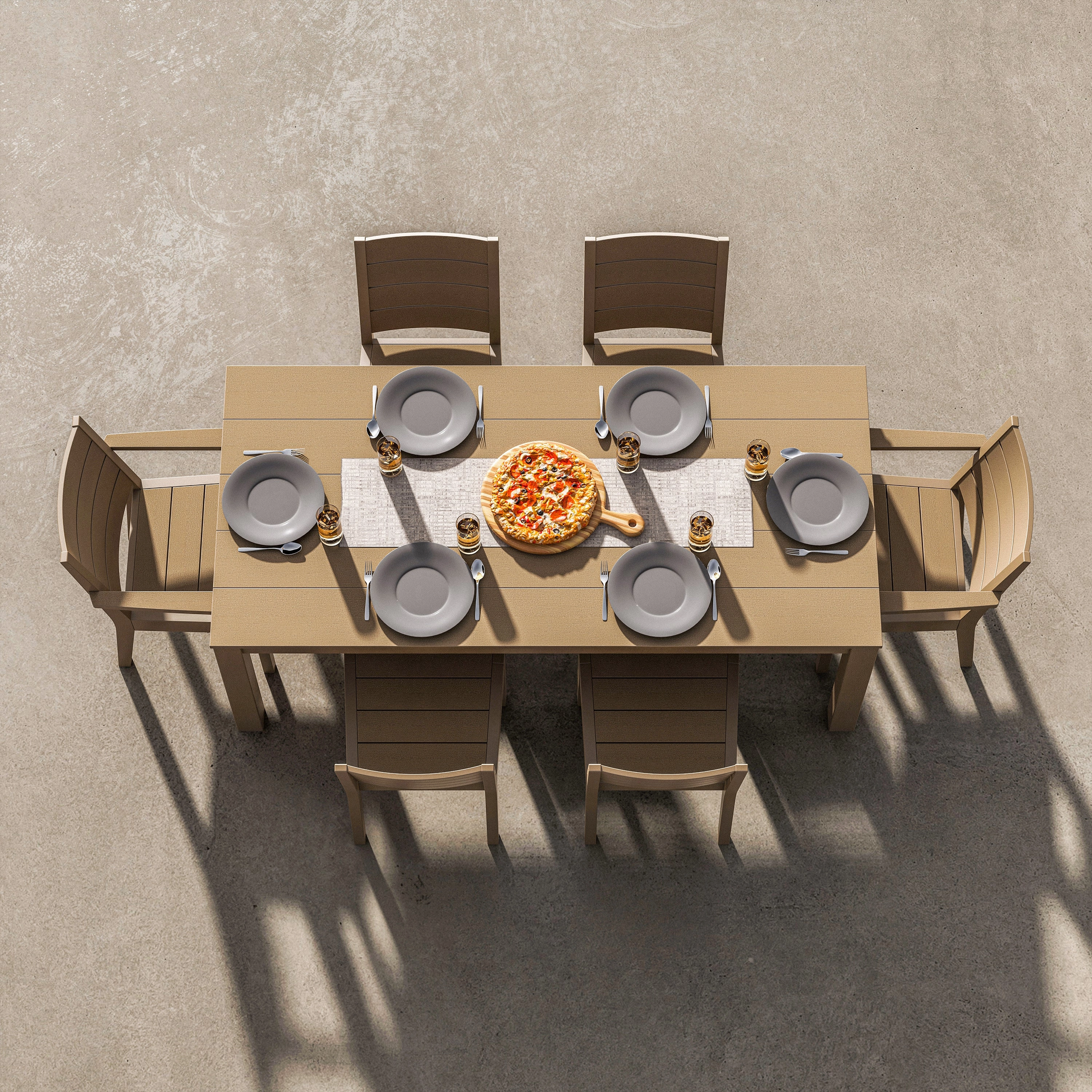 Latitude 7-Piece Dining Set - Parsons 84"