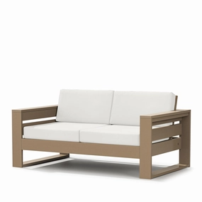 Latitude LoveseatHDPE eco-friendly polywood furniture set