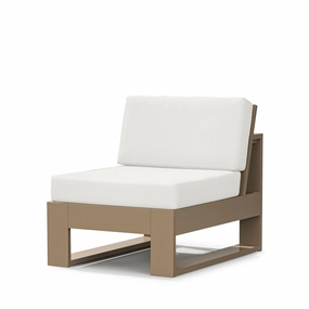 Latitude Modular Armless ChairHDPE eco-friendly polywood furniture set