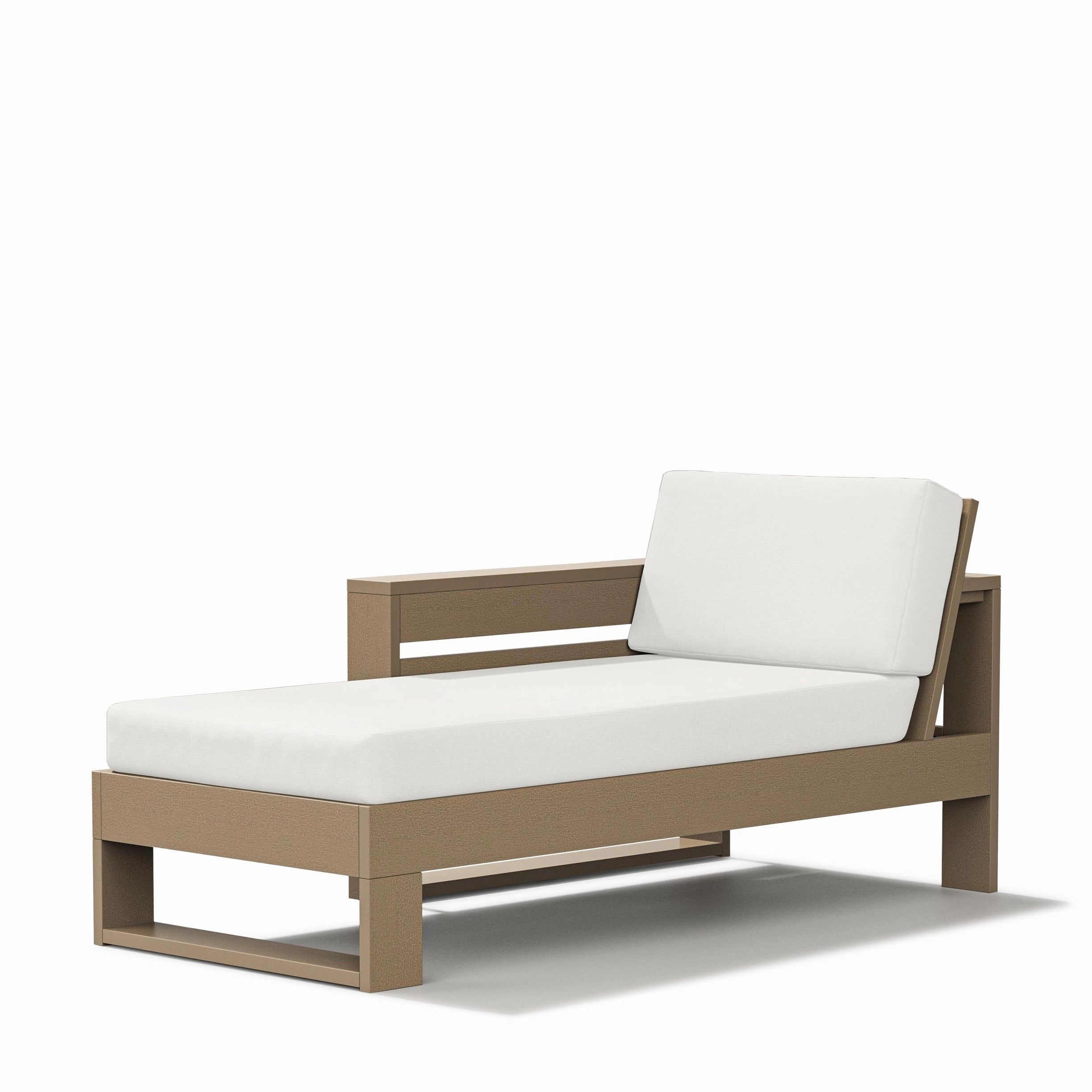 Latitude Modular Left Arm ChaiseHDPE eco-friendly polywood furniture set
