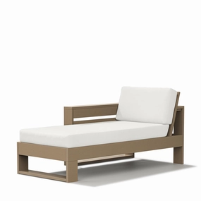 Latitude Modular Left Arm ChaiseHDPE eco-friendly polywood furniture set