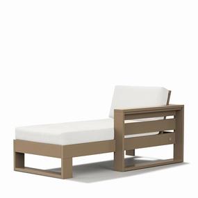Latitude Modular Right Arm ChaiseHDPE eco-friendly polywood furniture set
