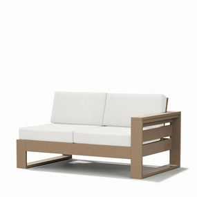 Latitude Modular Right Arm LoveseatHDPE eco-friendly polywood furniture set