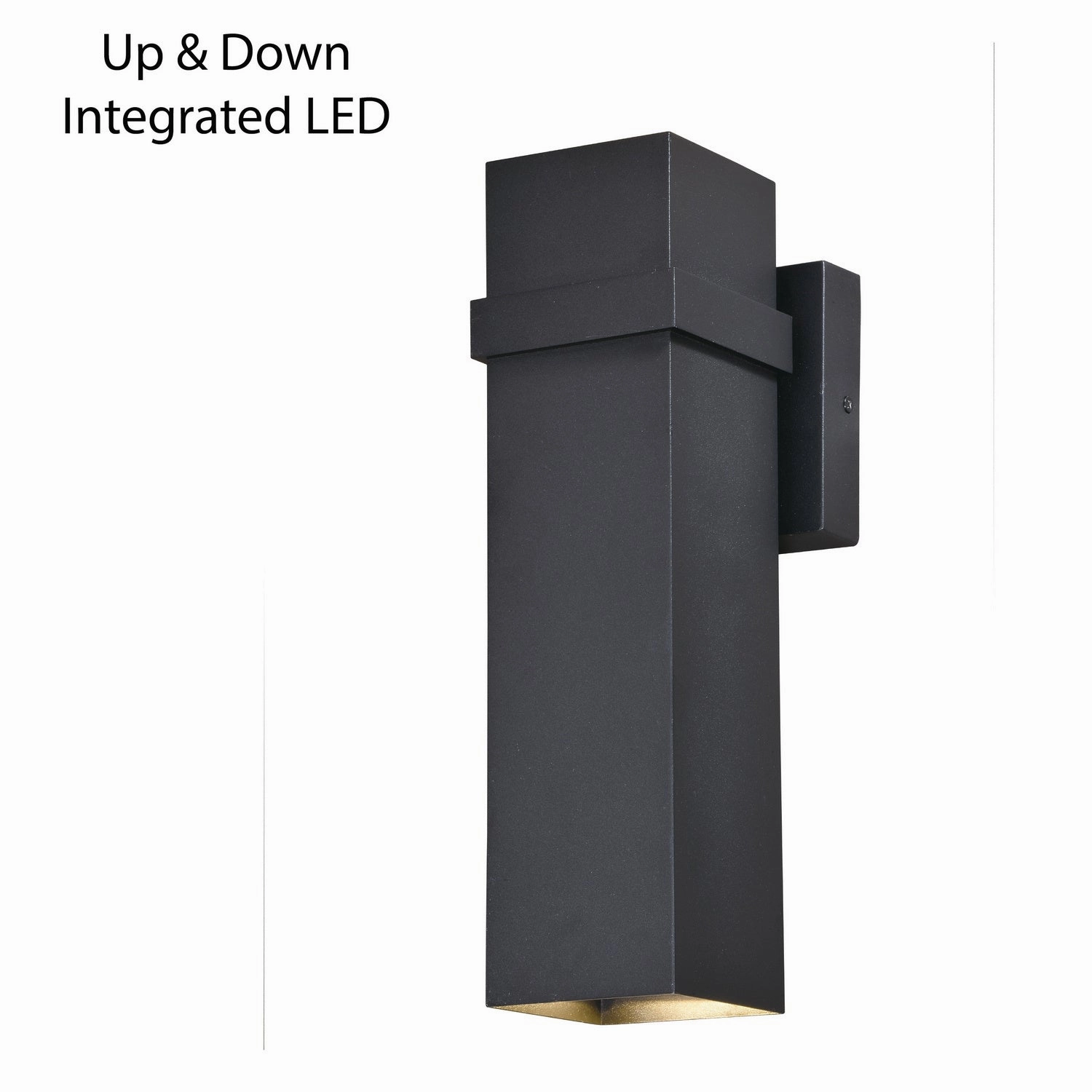 Lavage LED Outdoor Wall Mount Textured Black