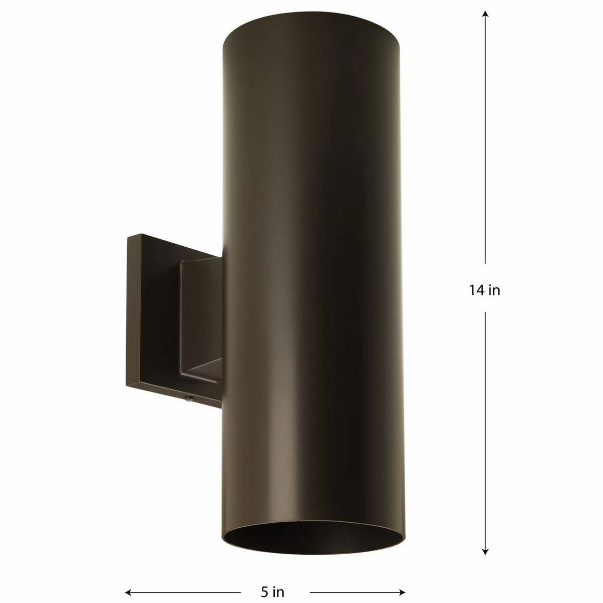 Led Cylinders LED Cylinder Antique Bronze