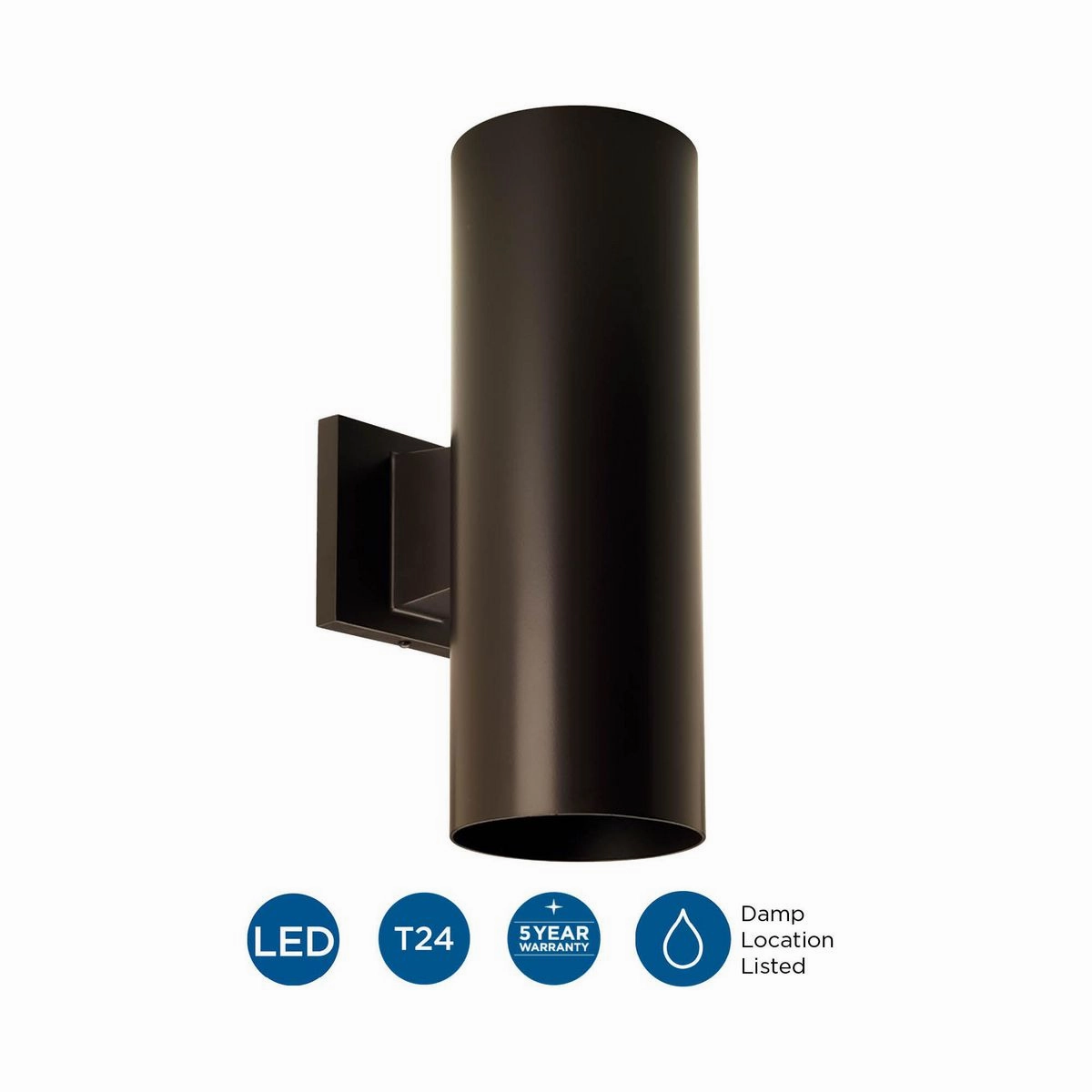 Led Cylinders LED Cylinder Antique Bronze
