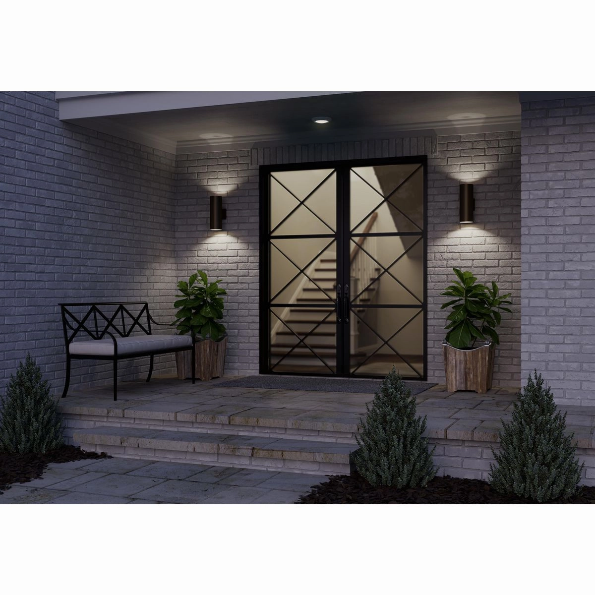 Led Cylinders LED Cylinder Antique Bronze