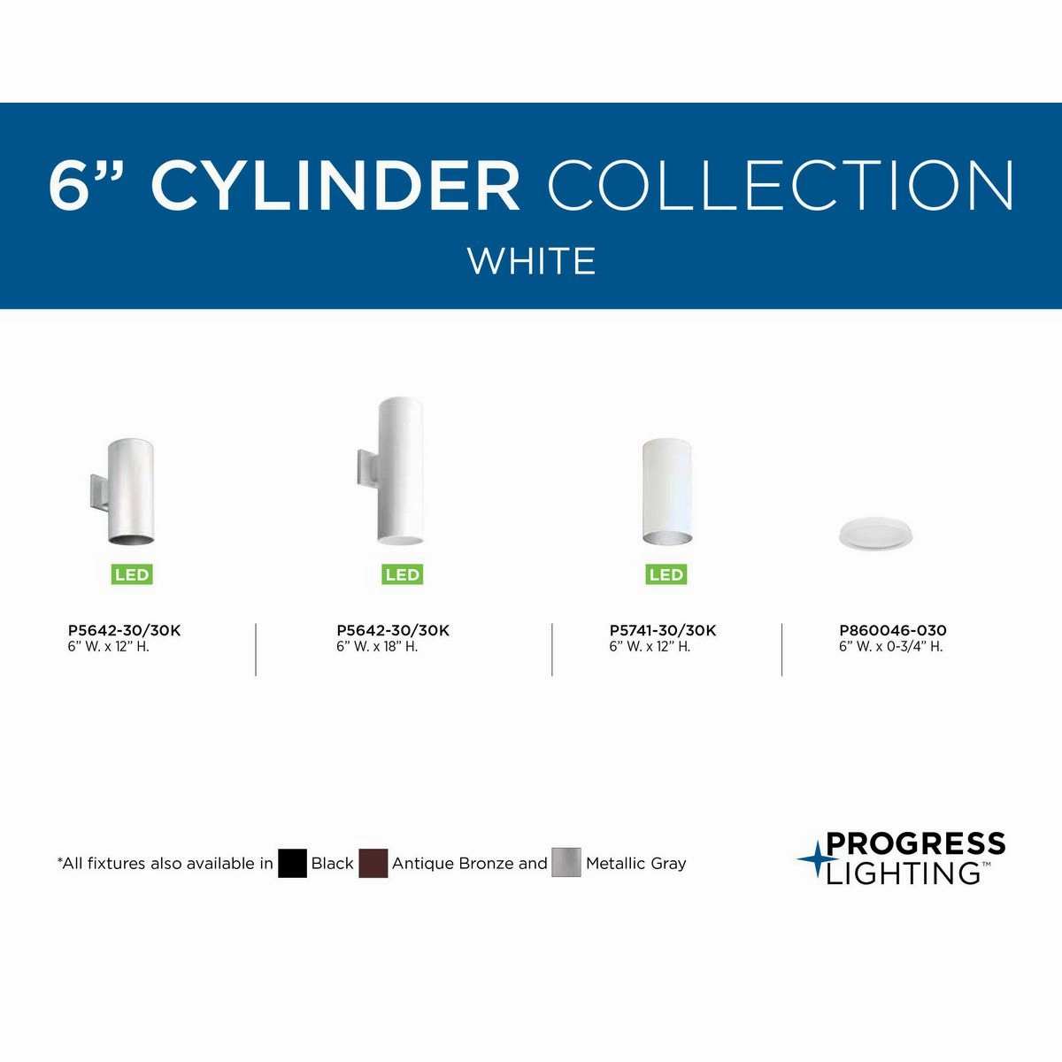 Led Cylinders LED Cylinder White