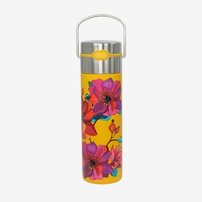 Exclusive Deal Inside Leeza Poppy Yellow Travel Tumbler