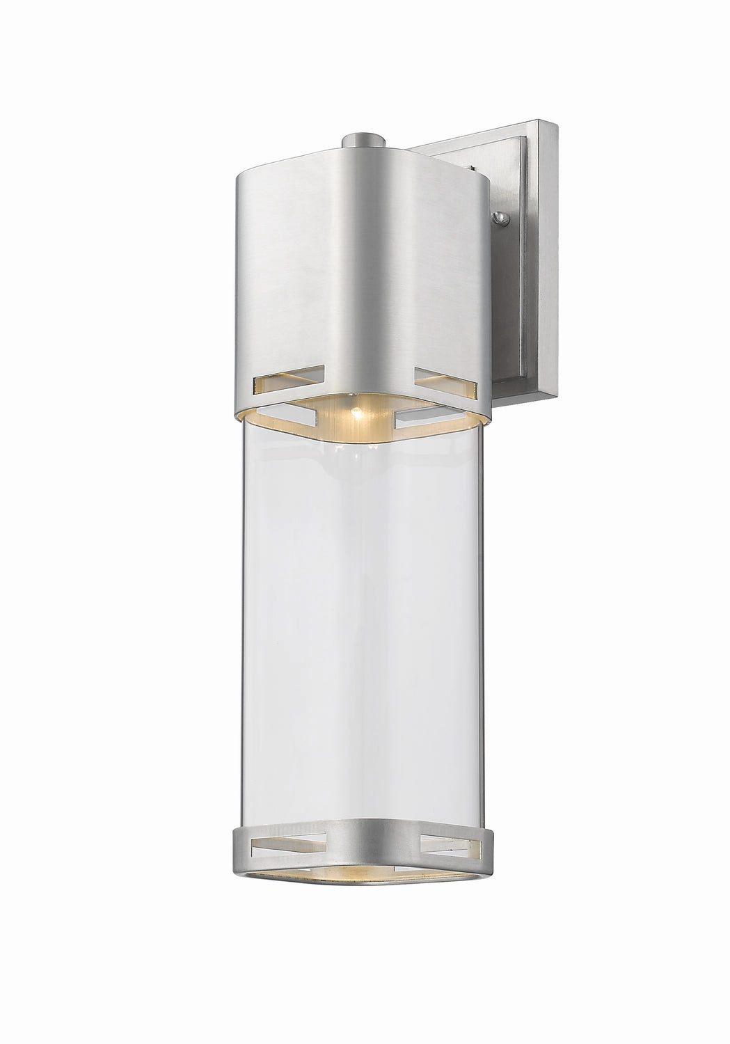 Lestat LED Outdoor Wall Mount Brushed AluminumOutdoor wall sconces with motion sensor