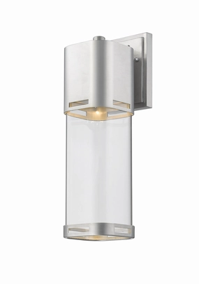 Lestat LED Outdoor Wall Mount Brushed AluminumOutdoor wall sconces with motion sensor
