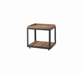 Level coffee table, smalloutdoor coffee table for patio or lounge