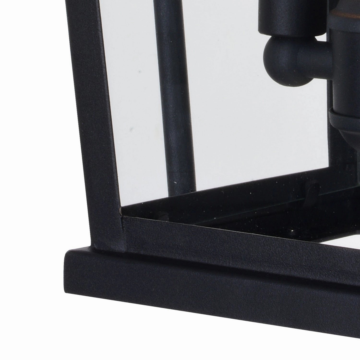 Lexington Two Light Outdoor Motion Sensor Wall Light Textured Black