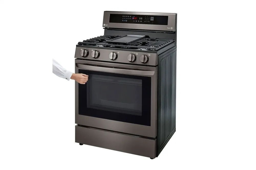 Lg LRGL5825D 5.8 Cu Ft. Smart Wi-Fi Enabled True Convection Instaview? Gas Range With Air Fry