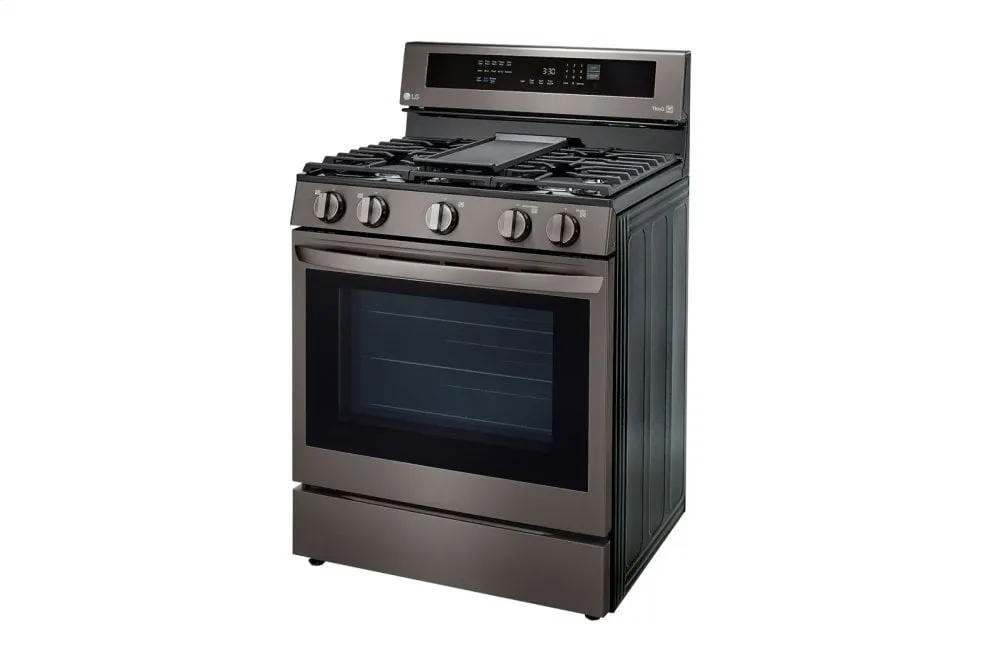 Lg LRGL5825D 5.8 Cu Ft. Smart Wi-Fi Enabled True Convection Instaview? Gas Range With Air Fry