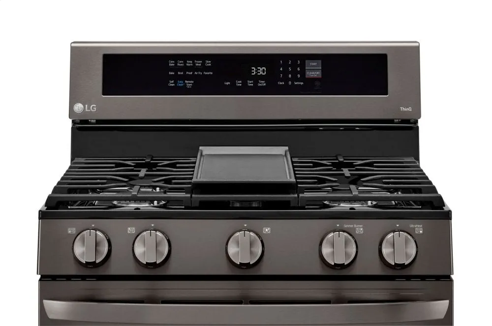 Lg LRGL5825D 5.8 Cu Ft. Smart Wi-Fi Enabled True Convection Instaview? Gas Range With Air Fry