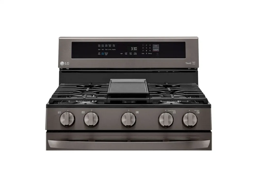 Lg LRGL5825D 5.8 Cu Ft. Smart Wi-Fi Enabled True Convection Instaview? Gas Range With Air Fry