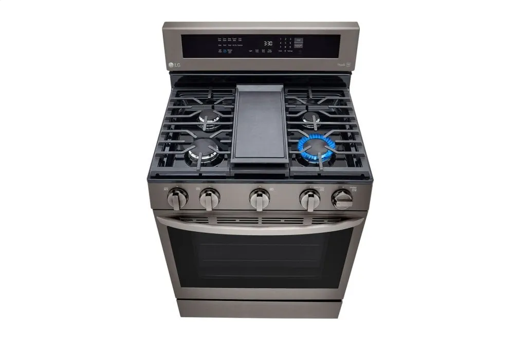 Lg LRGL5825D 5.8 Cu Ft. Smart Wi-Fi Enabled True Convection Instaview? Gas Range With Air Fry