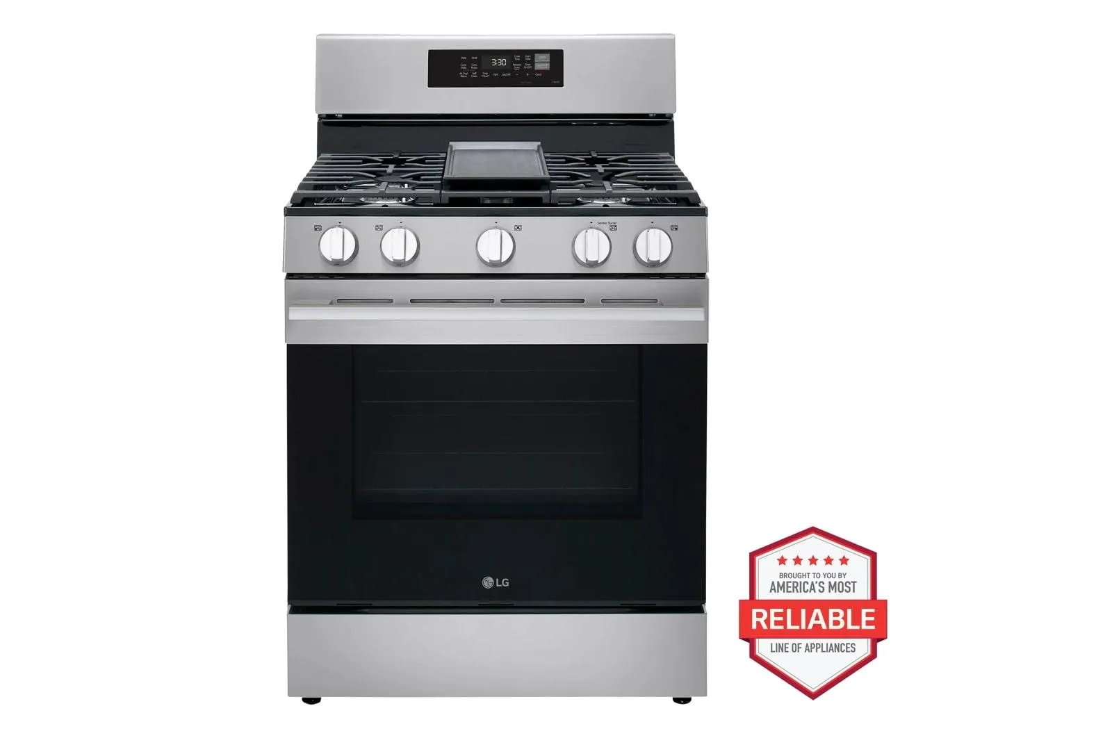 Lg LRGN6323Y 6.3 Cu. Ft. Smart Wi-Fi Enabled Probake Convection? Gas Range With Air Fry & Easyclean?
