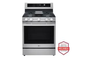 Lg LRGN6325X 6.3 Cu. Ft. Smart Wi-Fi Enabled Probake Convection? Gas Range With Air Fry & Easyclean?