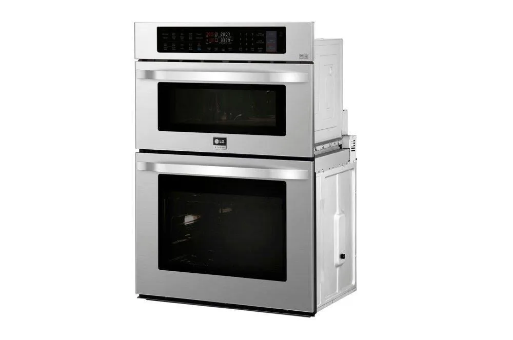 Lg LSWC307ST Lg Studio 1.7/4.7 Cu. Ft. Smart Wi-Fi Enabled Combination Double Wall Oven