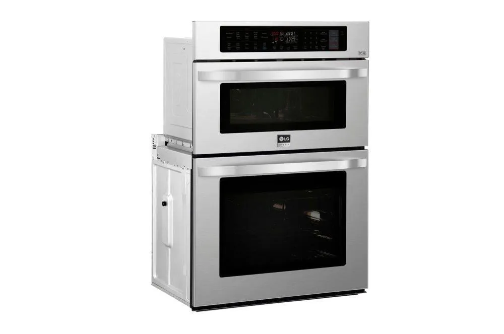 Lg LSWC307ST Lg Studio 1.7/4.7 Cu. Ft. Smart Wi-Fi Enabled Combination Double Wall Oven