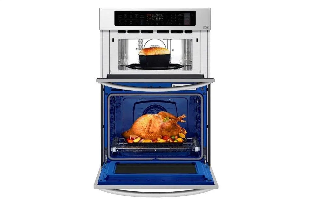 Lg LWC3063ST 1.7/4.7 Cu. Ft. Smart Wi-Fi Enabled Combination Double Wall Oven