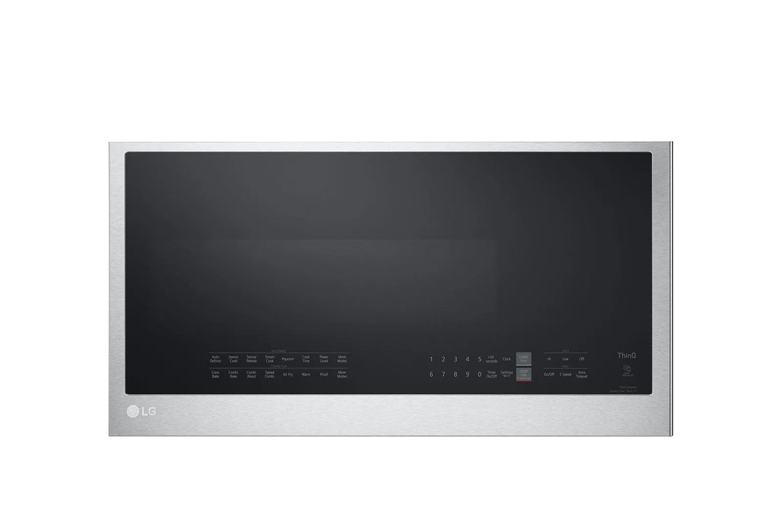 Lg MHEC1737F 1.7 Cu. Ft. Smart Wi-Fi Enabled Over-The-Range Convection Microwave Oven With Air Fry