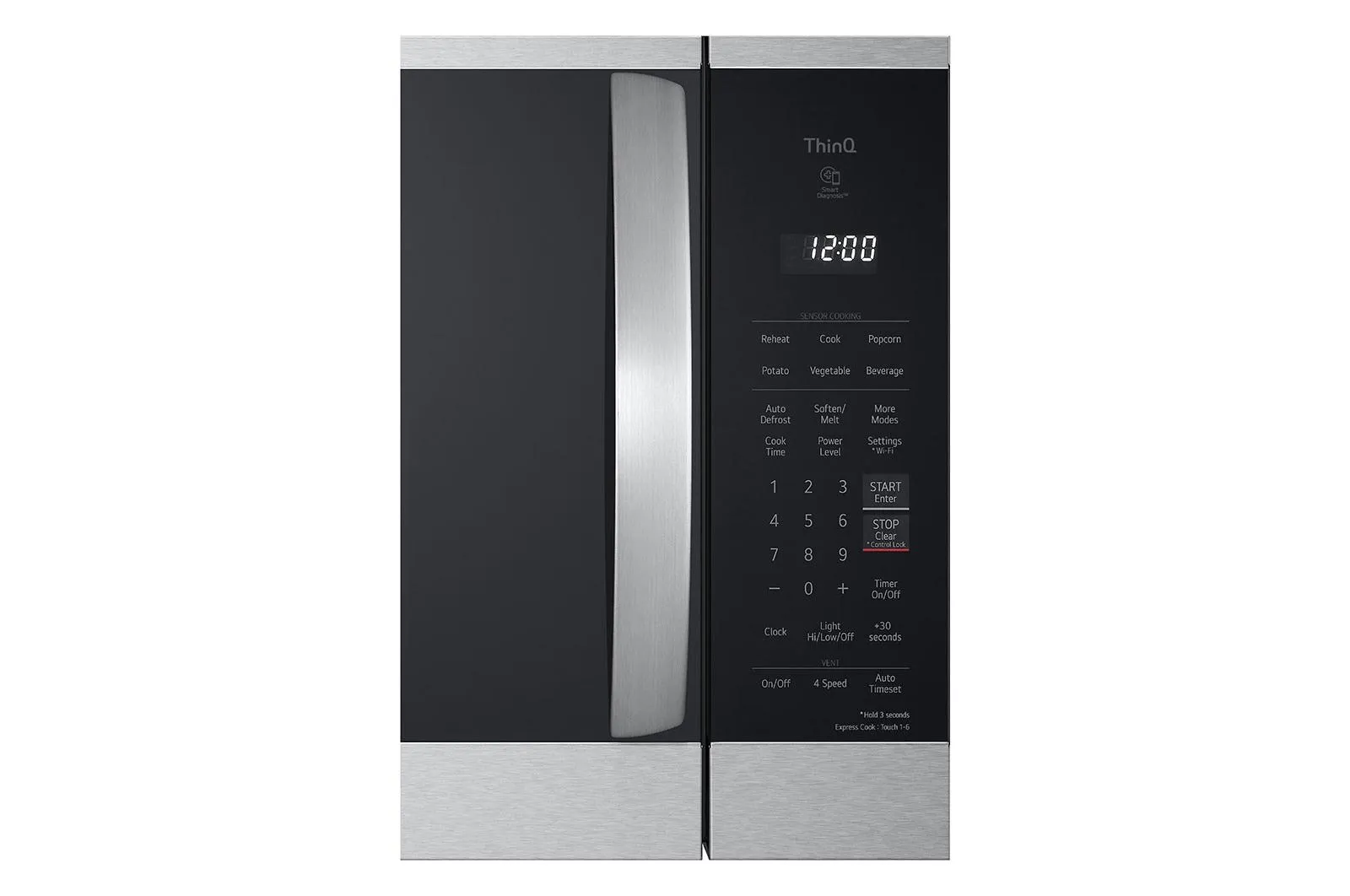 Lg MVEL2125F 2.1 Cu. Ft. Smart Wi-Fi Enabled Over-The-Range Microwave Oven With Extendavent? 2.0 & Easyclean?