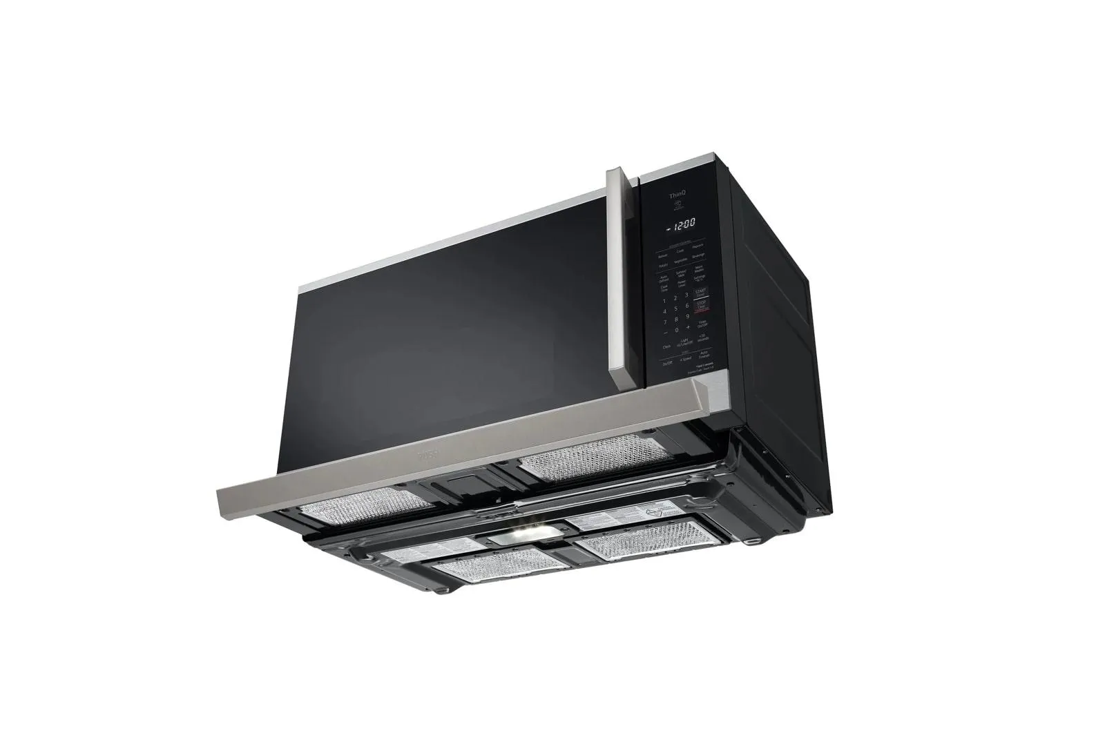 Lg MVEL2125X 2.1 Cu. Ft. Smart Over-The-Range Microwave Oven With Extendavent? 2.0 & Easyclean?