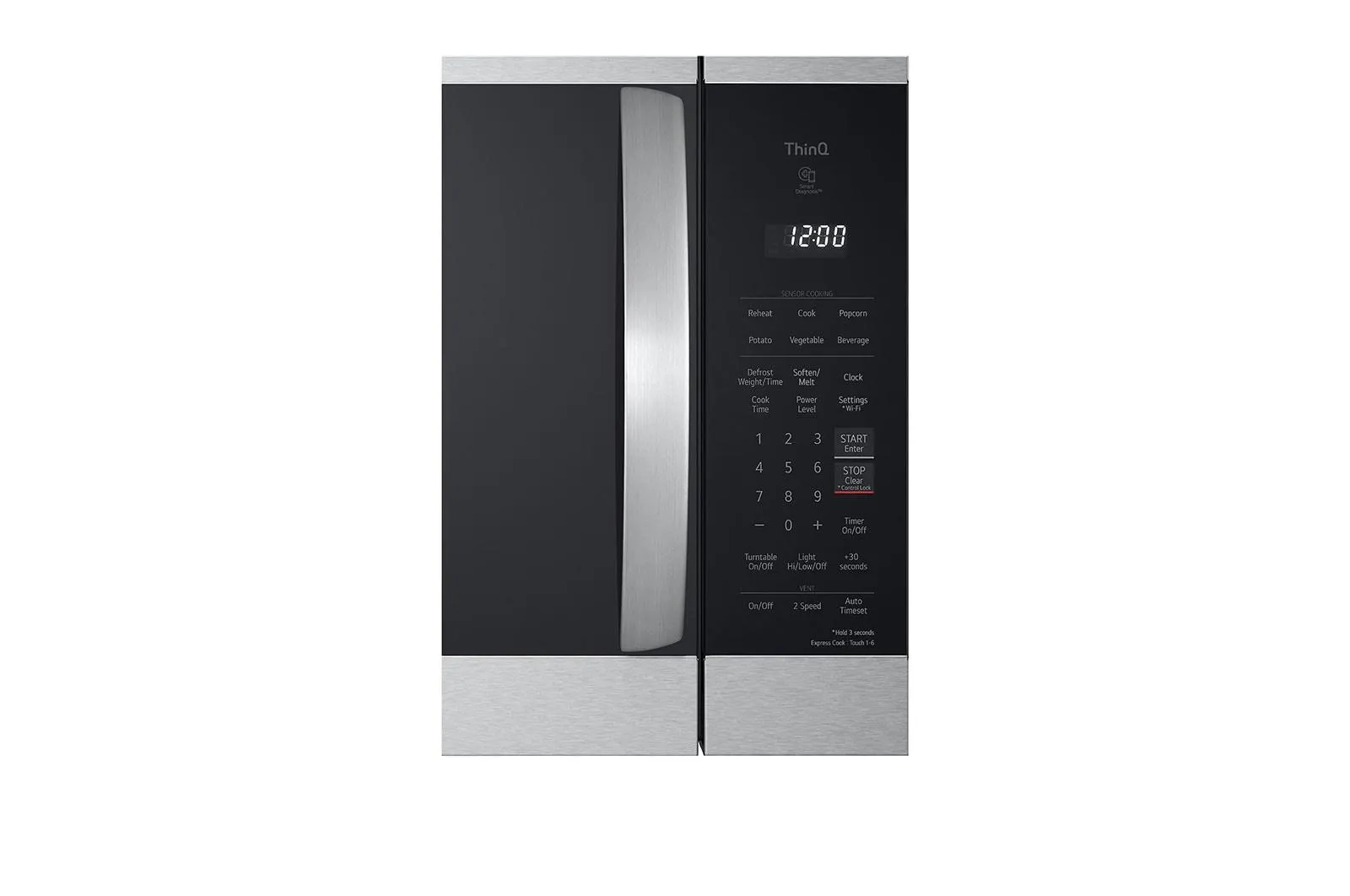Lg MVEM1825F 1.8 Cu. Ft. Over-The-Range Microwave Oven With Easyclean?