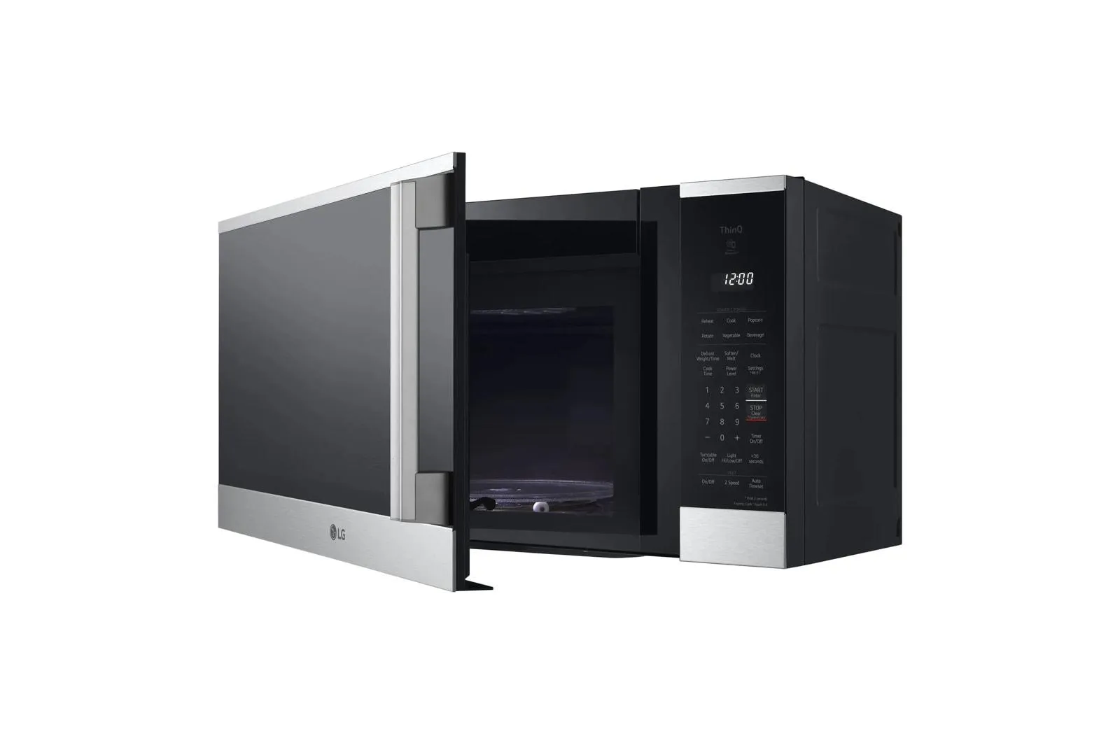 Lg MVEM1825X 1.8 Cu. Ft. Smart Over-The-Range Microwave Oven With Easyclean?