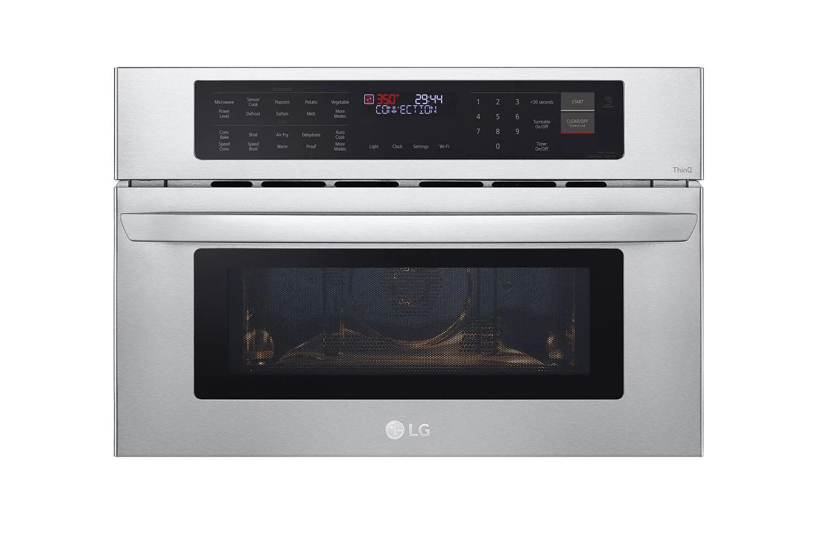 Lg MZBZ1715S 1.7 Cu. Ft. Smart Wi-Fi Enabled Built-In Speed Oven & Microwave