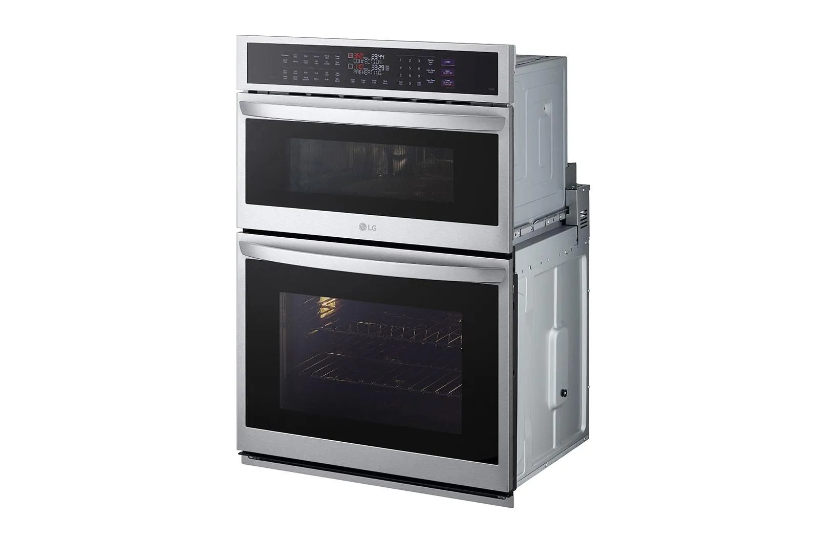 Lg WCEP6427F 1.7/4.7 Cu. Ft. Smart Combination Wall Oven With Instaview?, True Convection, Air Fry, And Steam Sous Vide