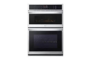 Lg WCEP6427F 1.7/4.7 Cu. Ft. Smart Combination Wall Oven With Instaview?, True Convection, Air Fry, And Steam Sous Vide