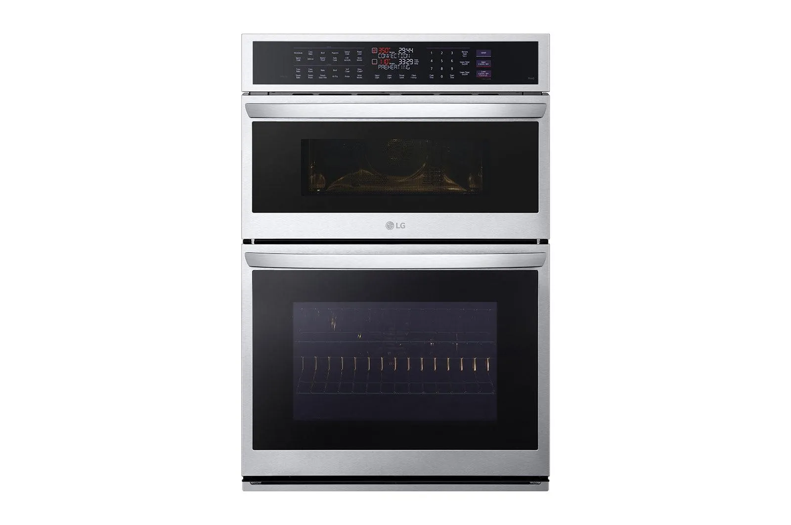 Lg WCEP6427F 1.7/4.7 Cu. Ft. Smart Combination Wall Oven With Instaview?, True Convection, Air Fry, And Steam Sous Vide