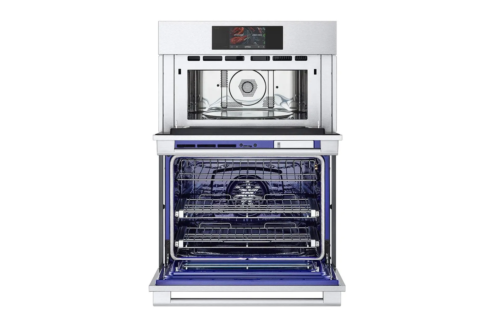 Lg WCES6428F Lg Studio 1.7/4.7 Cu. Ft. Combination Double Wall Oven With Air Fry