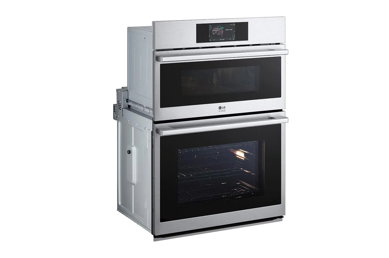 Lg WCES6428F Lg Studio 1.7/4.7 Cu. Ft. Combination Double Wall Oven With Air Fry