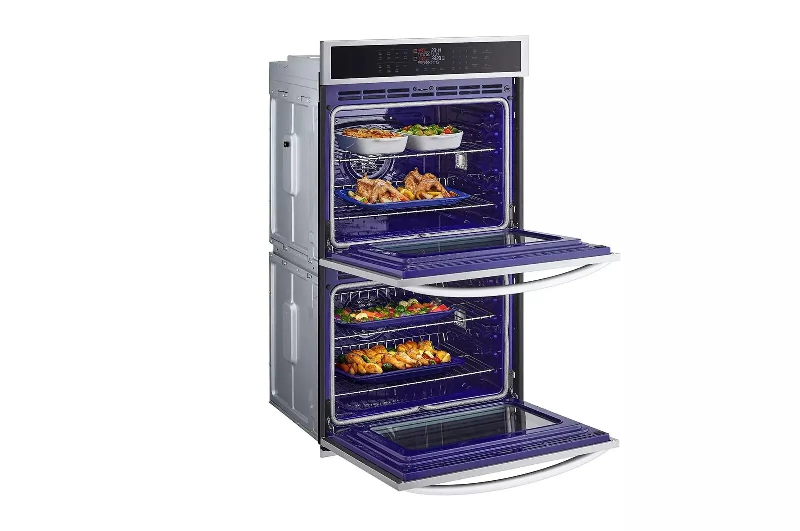 Lg WDEP9423F 9.4 Cu. Ft. Smart Double Wall Oven With Convection And Air Fry