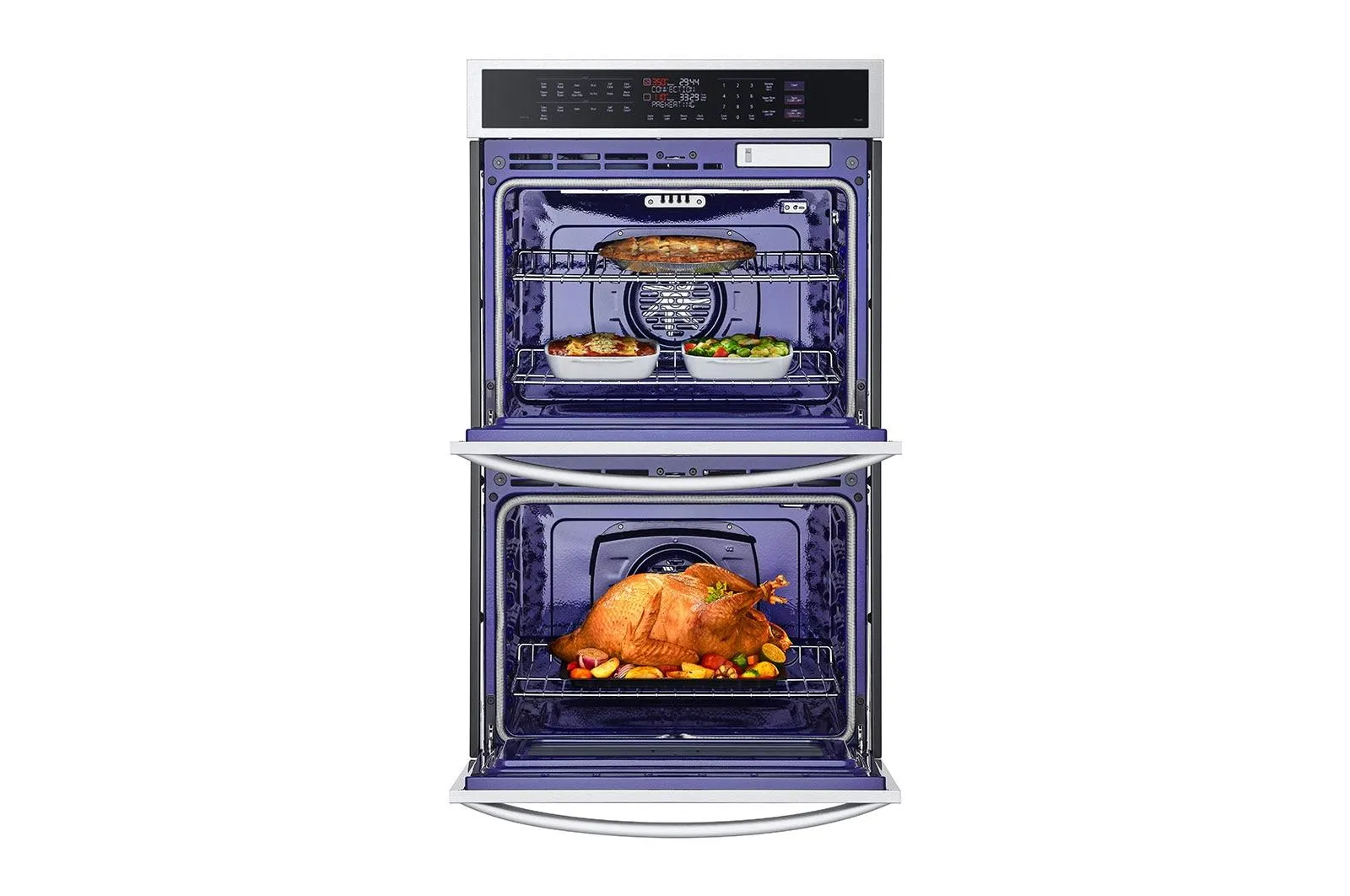 Lg WDEP9427F 9.4 Cu. Ft. Smart Double Wall Oven With Instaview?, True Convection, Air Fry, And Steam Sous Vide