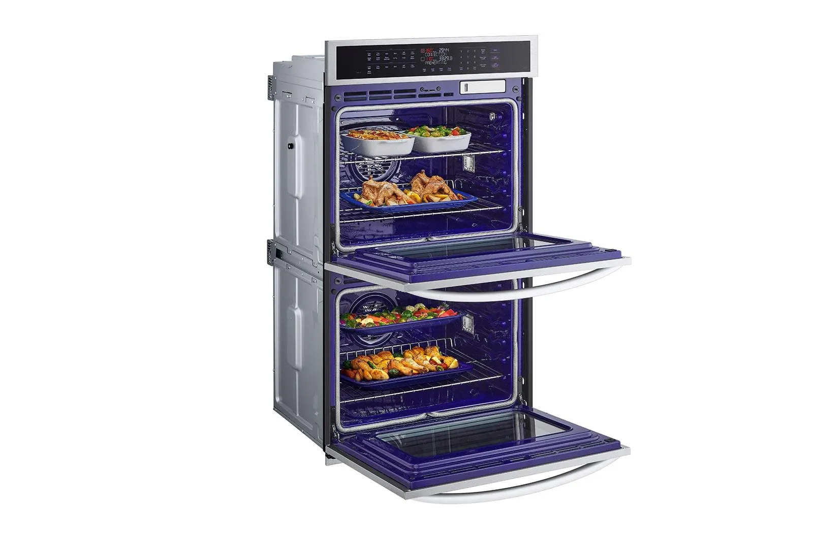 Lg WDEP9427F 9.4 Cu. Ft. Smart Double Wall Oven With Instaview?, True Convection, Air Fry, And Steam Sous Vide