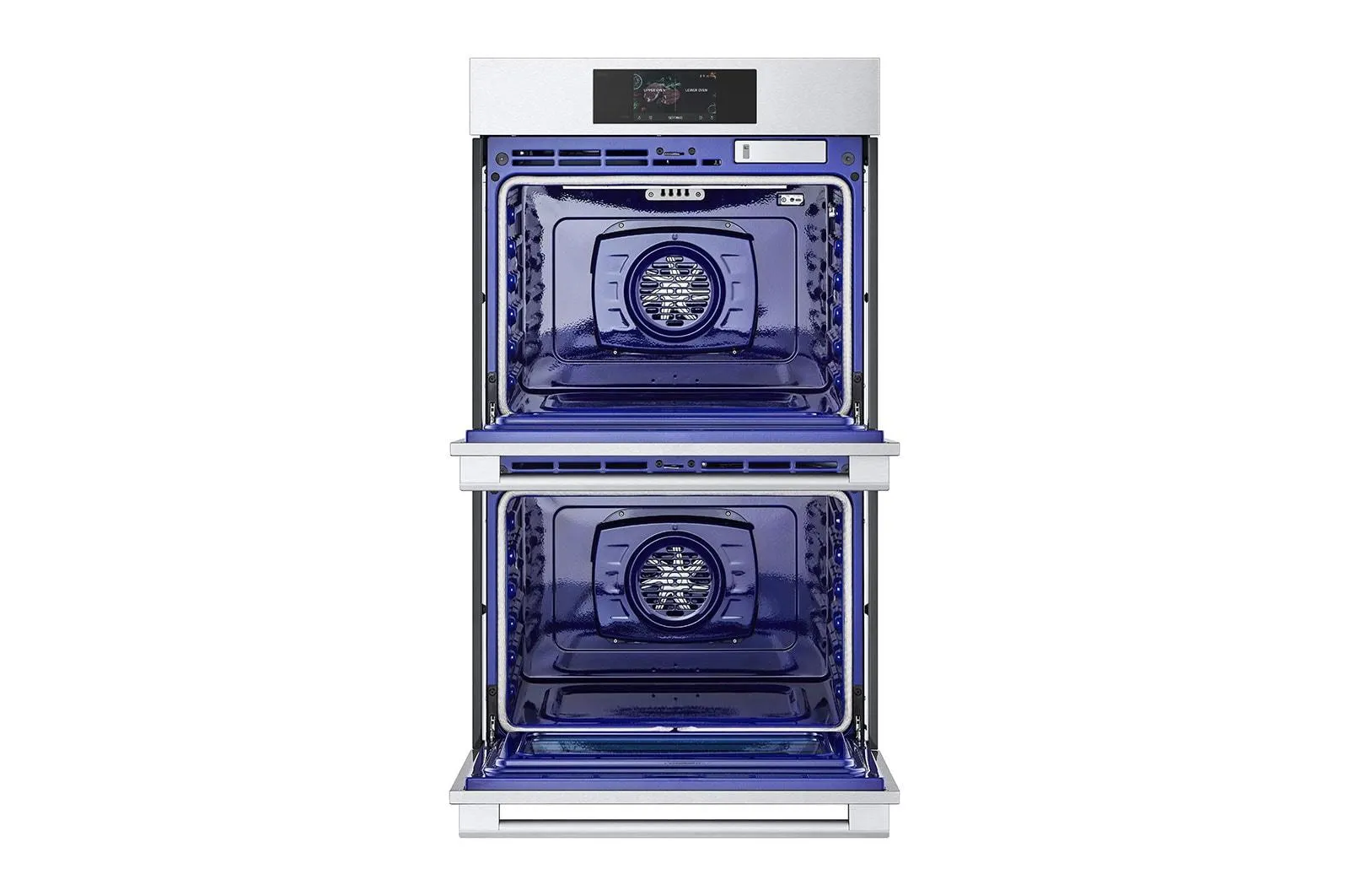 Lg WDES9428F Lg Studio 9.4 Cu. Ft. Smart Instaview? Electric Double Built-In Wall Oven With Air Fry & Steam Sous Vide
