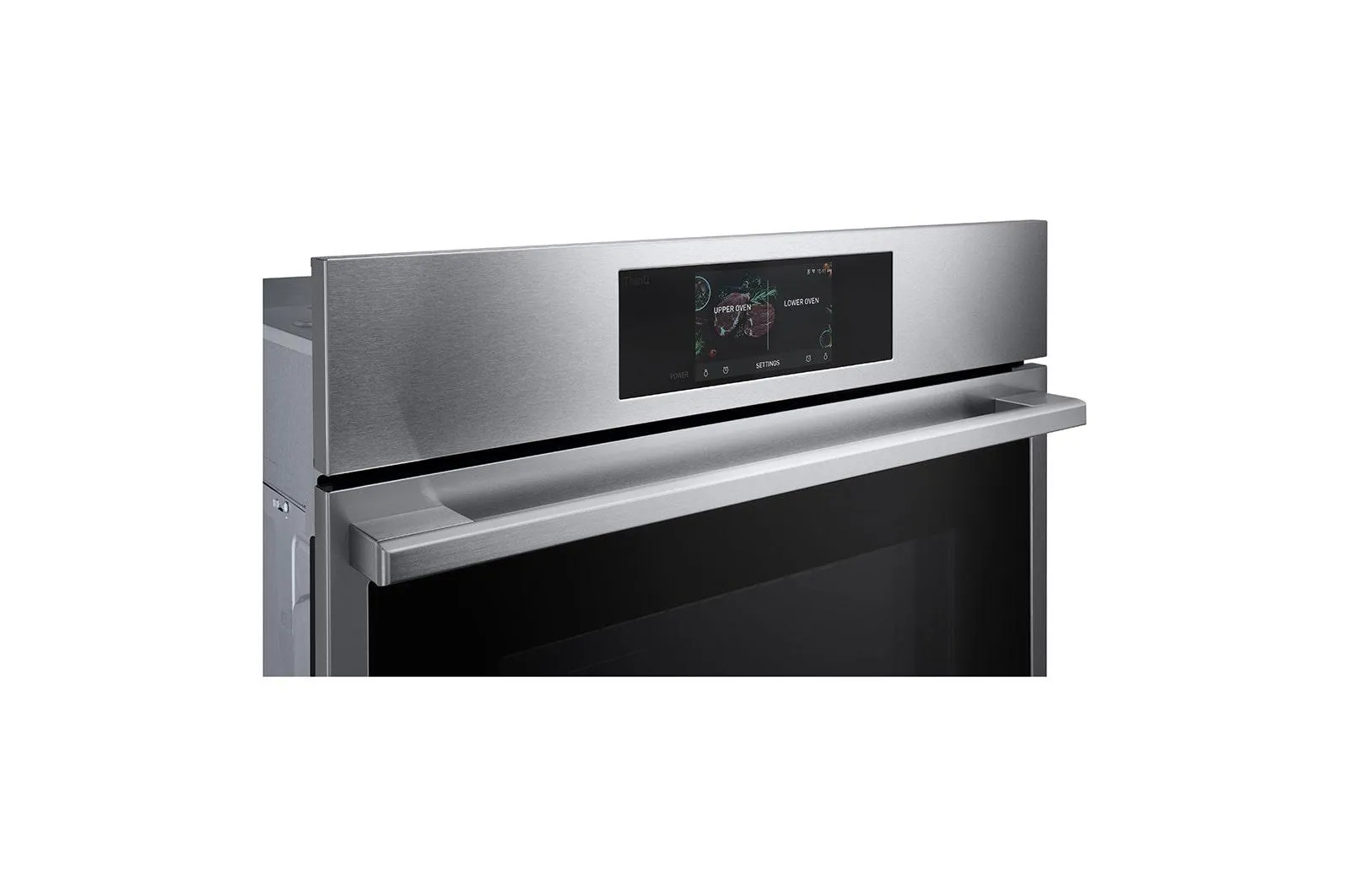 Lg WDES9428F Lg Studio 9.4 Cu. Ft. Smart Instaview? Electric Double Built-In Wall Oven With Air Fry & Steam Sous Vide