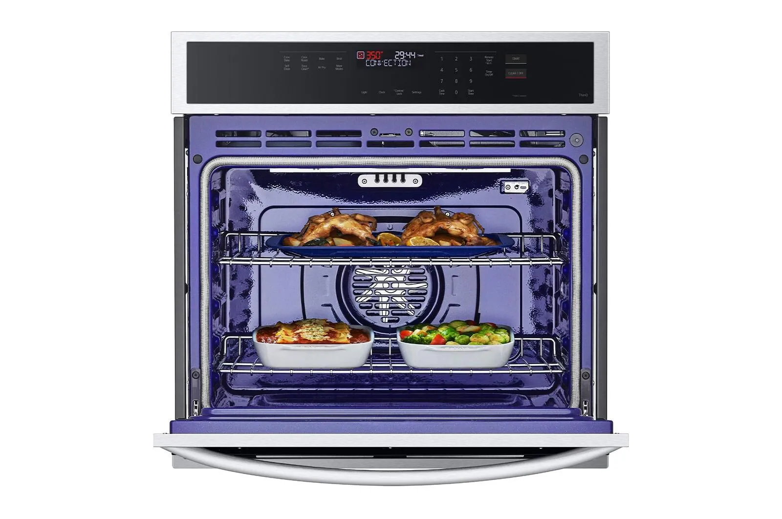 Lg WSEP4723F 4.7 Cu. Ft. Smart Wall Oven With Convection And Air Fry